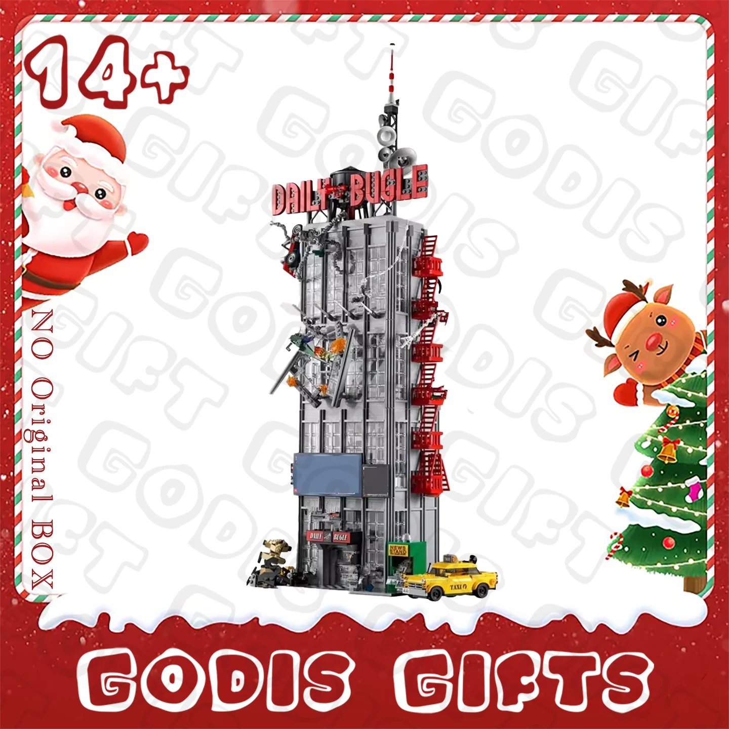 

2025 Popular 3772 Pcs The Daily Bugle Building Compatible 76178 Blocks Anniversary Set For Kids Bricks Birthday Gifts