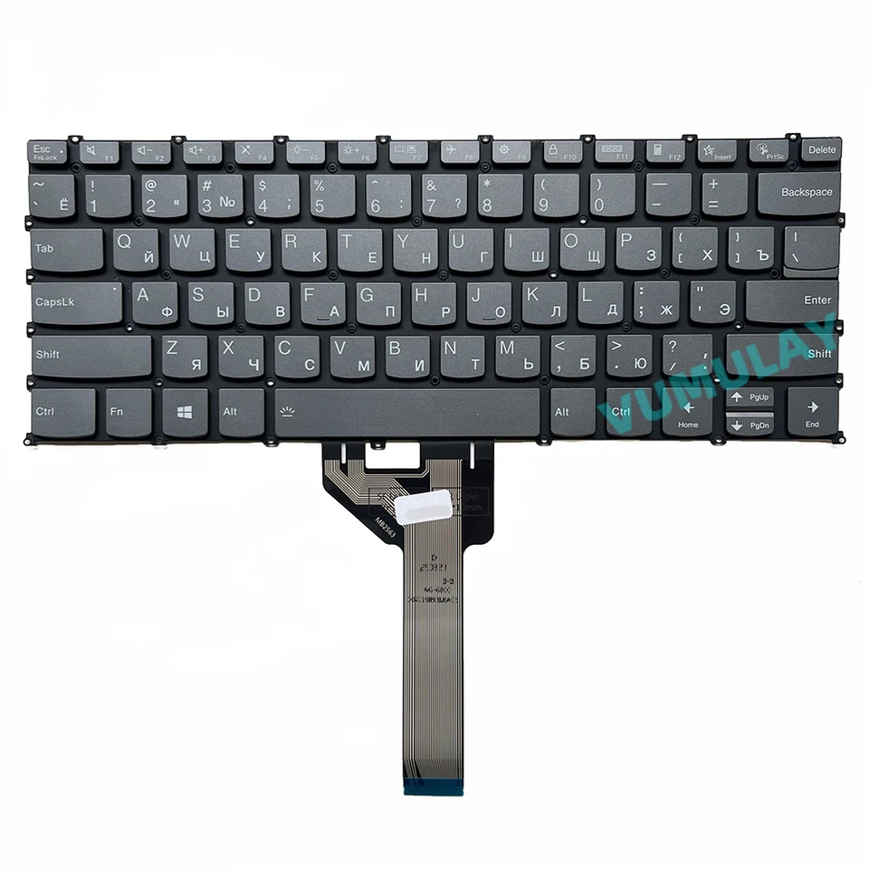 US/Russian Backlit Keyboard for Lenovo IdeaPad Pro 5-14APH8,Pro 5