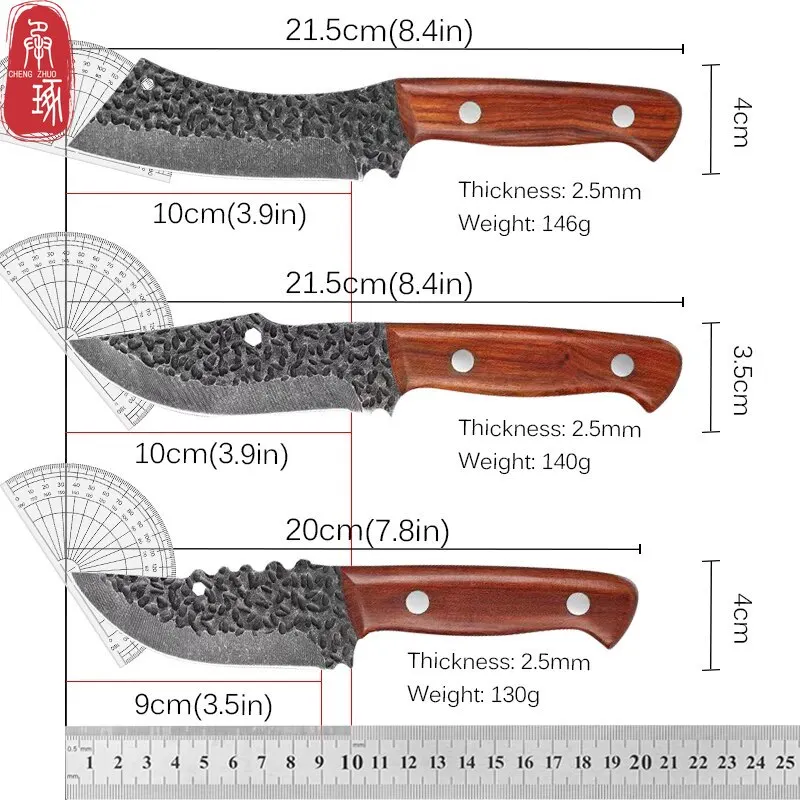 Handmade Forged Boning Knife Kitchen Butcher Knife BBQ Cooking Chef Knives Household Fruit Utility Knife Kitchen Accessories