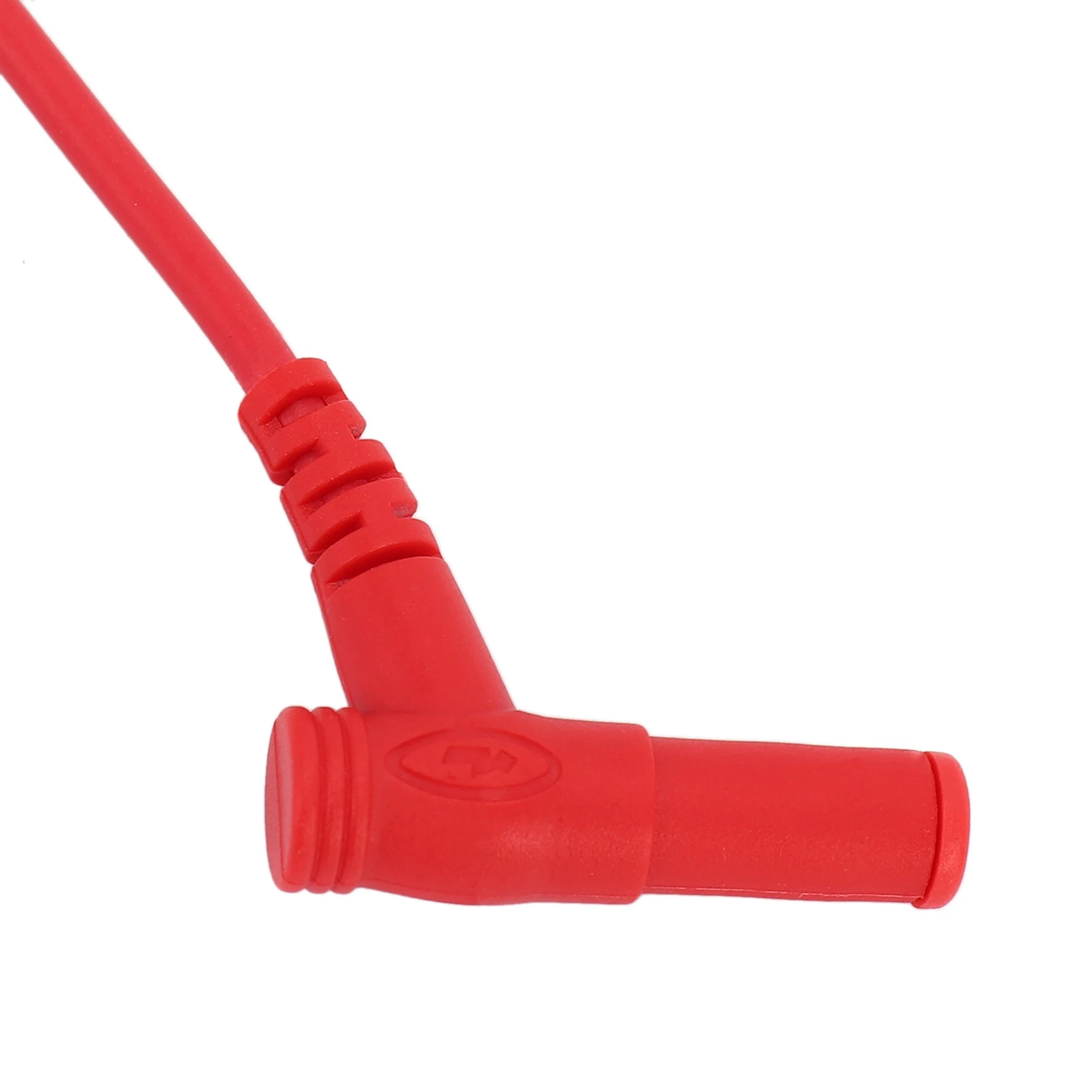 Par de ABRW-5X conector Banana a pinza de cocodrilo Cable de prueba Clip de cocodrilo Cable de prueba de laboratorio con conector Banana resistente 1M de largo