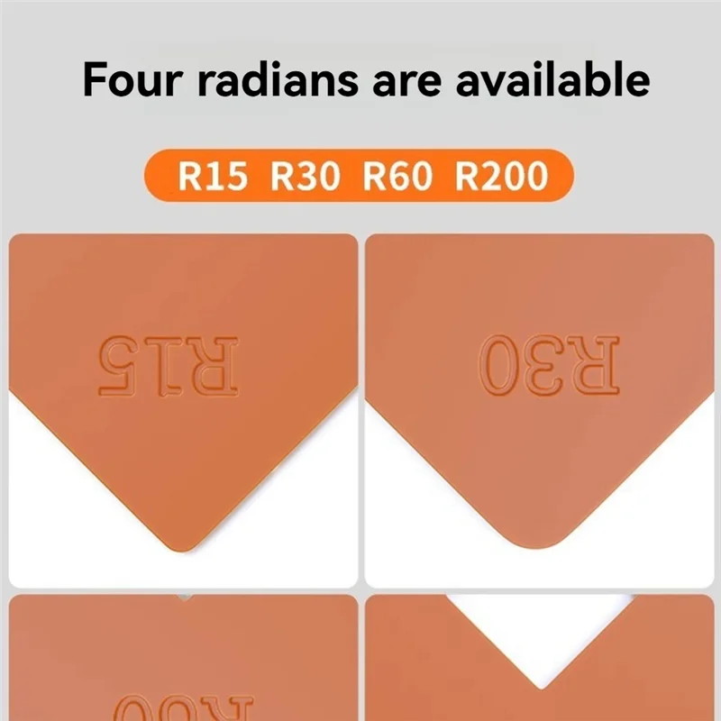 

Woodworking Router Corner Radius Templates Jig Excircle Arc Angle Corner Template Woodworking Tool