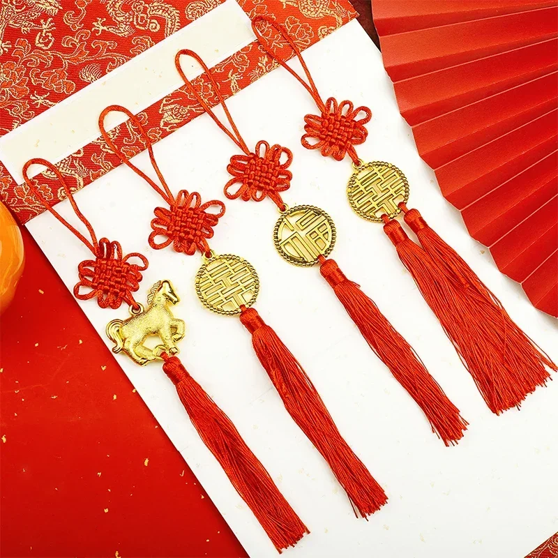 2026-chinese-spring-festival-red-pendant-event-shopping-mall-home-decoration-horse-year-pendant