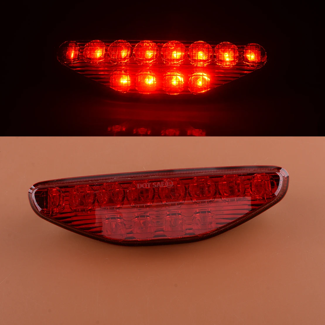 

12V Motorbike Red LED Rear Brake Tail Stop Light Fit for Honda TRX450ER 2006-2014 TRX450R 2006 2007 2008 2009 33700-HP1-601