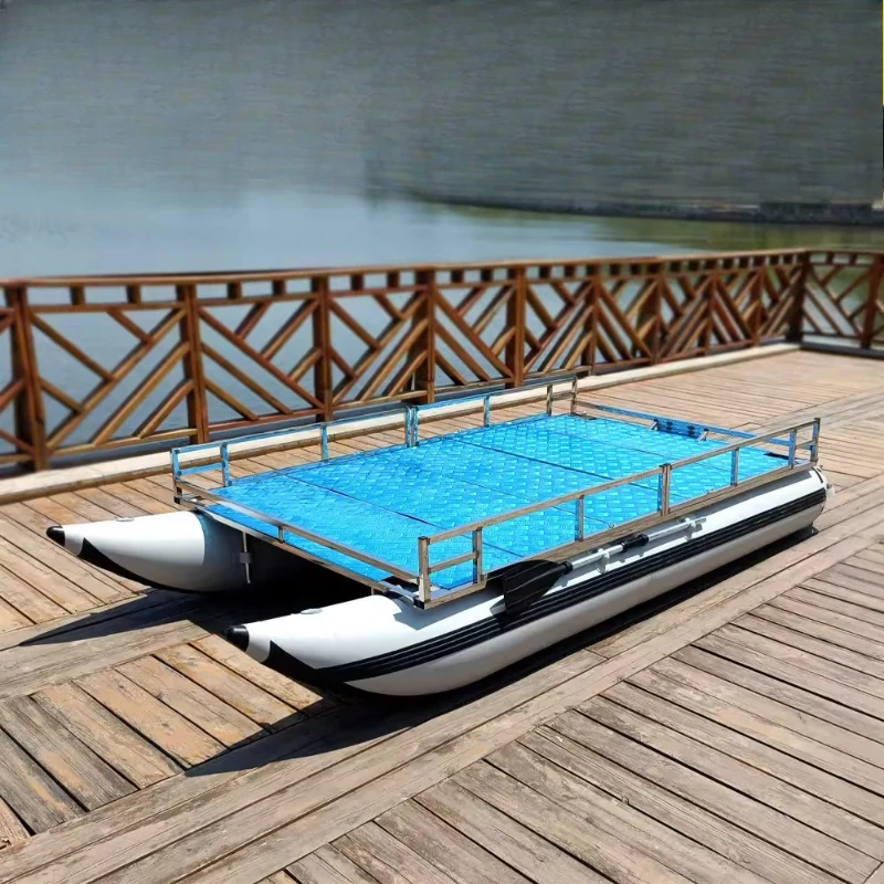 صيد السمك القابل للنفخ، منصة صيد كاتاماران، منصة صيد عائمة فردية