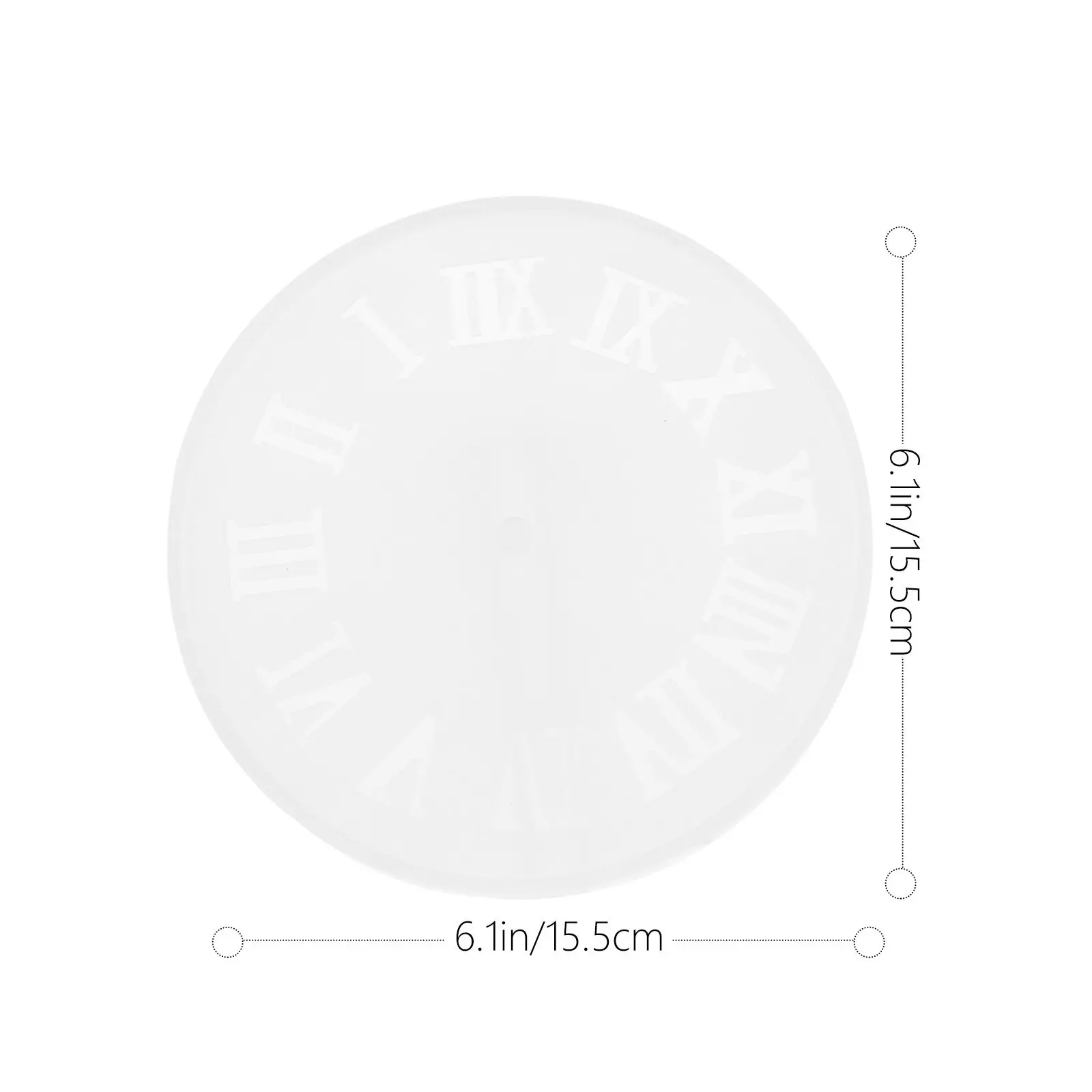 1Pcs Resin Clock Mold Silicone DIY Mold for Epoxy Crafting High Clarity Flexible Manual Timepiece Ornament Making Mould