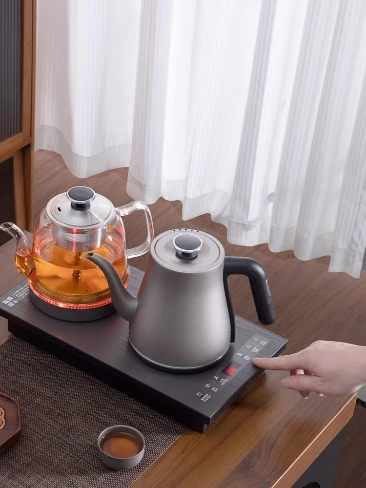 

Pure titanium automatic bottom water electric kettle for making tea, tea table embedded insulation integrated