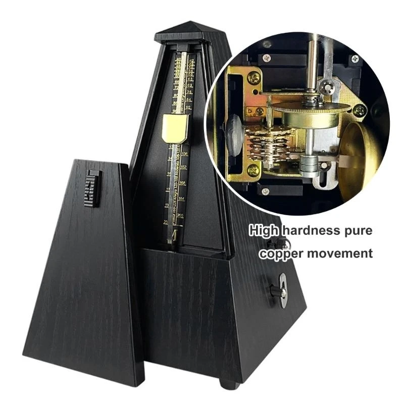 

Vintage Tower Type Guitar Metronome Music Timer Mechanical Metronome Enduring