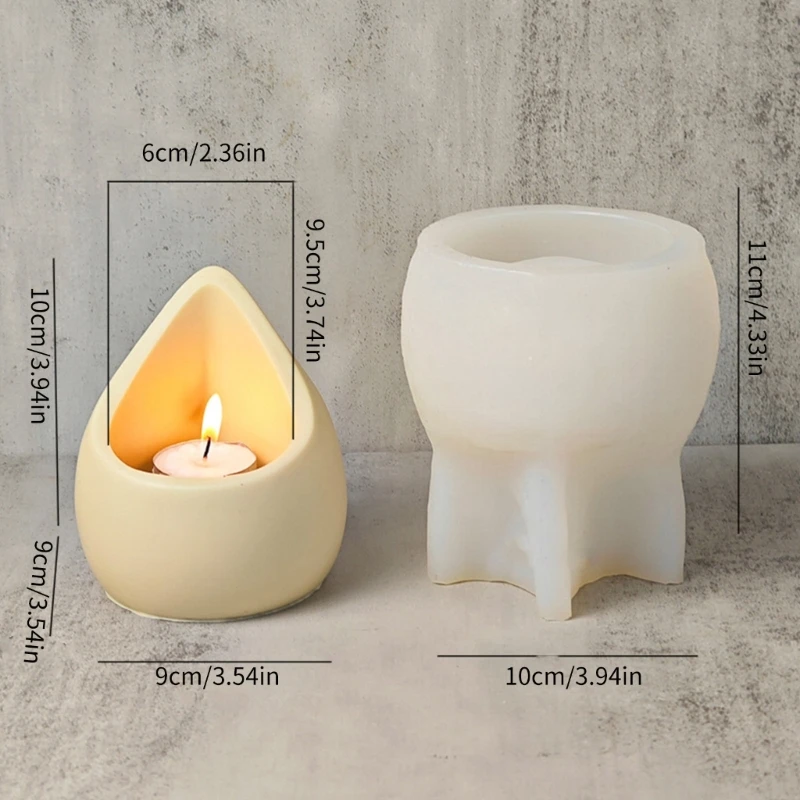 Pen Holders Moulds Planters Molds Holders Mould Raindrop Shaped for DIY