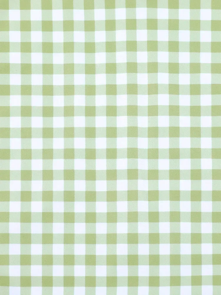 Miyouj String One Piece Suit Bandage Swimwear Women's Swimsuit Plaid Print Bathing Suit Sexy Swimming Wear Beach Monokini Summer