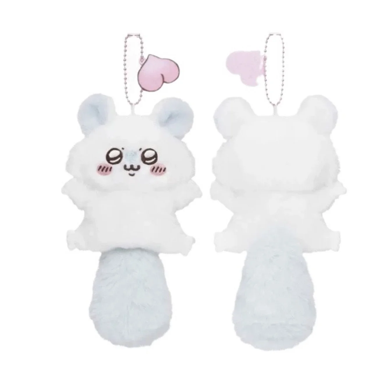 أنيمي المفاتيح قلادة سلسلة من الخرز المفاتيح فتاة kawaii حقيبة قلادة Momonga أفخم دمية لطيف فتاة القلب هدية