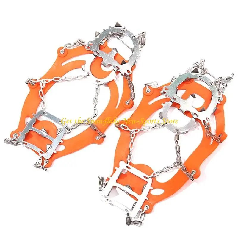 

E56D Crampons Ice Cleats Traction Cleats Ice Snow Grips Stainless Ice Traction Cleats