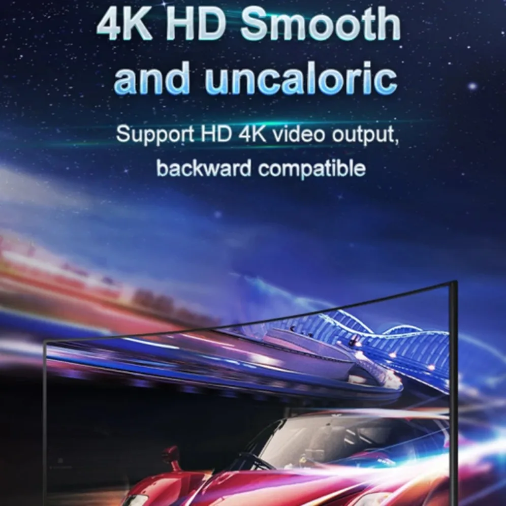 4K HDMI Switch 5 In 1 Out HDMI Switches Selector Splitter Hub With IR Remote Controller HDMI Switcher for Xbox PS4 DVD HDTV PC