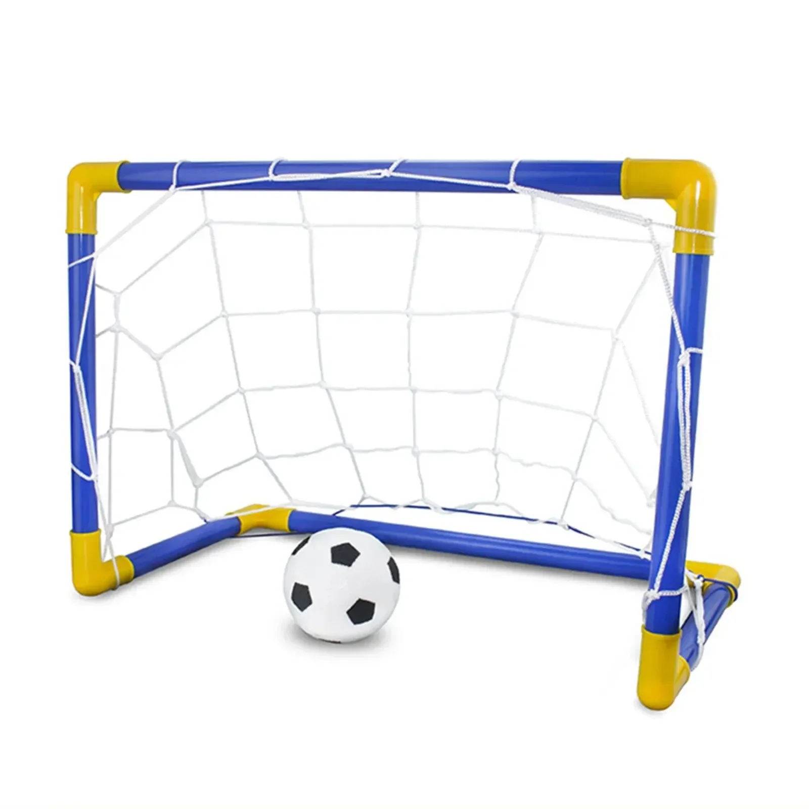 

Indoor Mini Folding Soccer Goal Net Plastic Football Post Frame Set Inflatable Kids Sport Toys For Indoor Outdoor Team Games