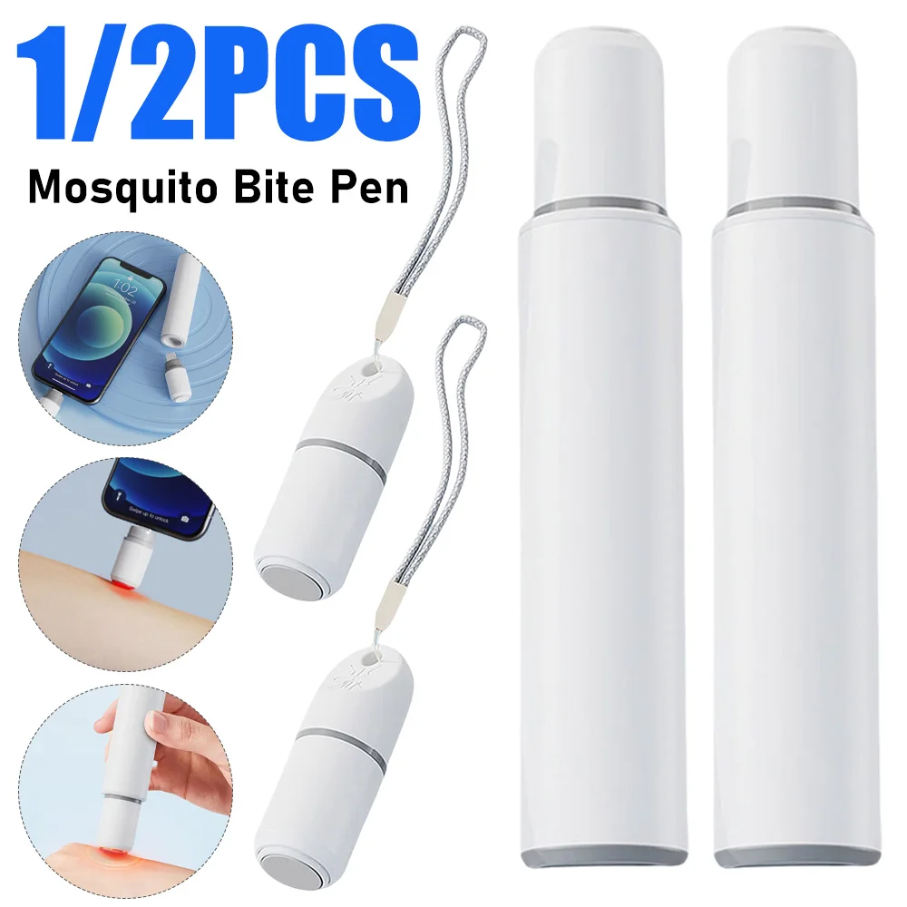 

Mosquito Insect Relieve Itching Pen Portable Mosquito Bite Heat Pen Infrared Pulse Technology Anti-itch Pen for Outdoor Camping