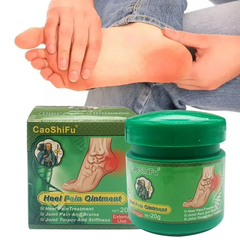 20g ZB Chinese Herbal Medicine Heel Pain Ointment Relief Foot Joint Pain Discomfort/Foot Numbness/Soreness Foot Health Care