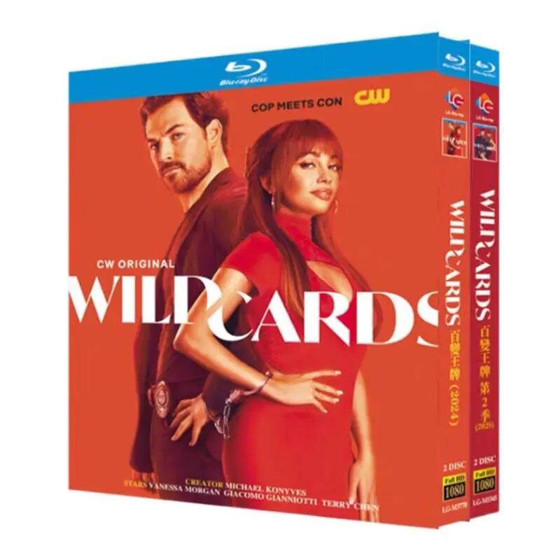 

Wild Cards Seasons 1–2 Blu-ray High Definition Canadian TV Series Blu-ray Disc Box Set