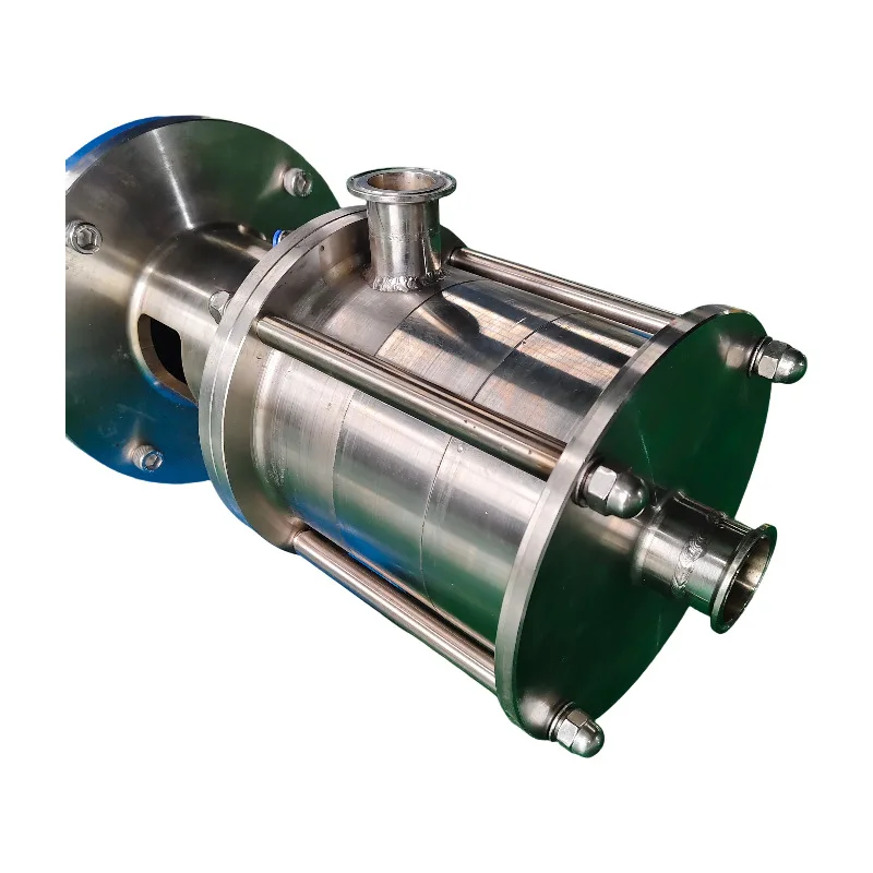 Explosion-proof pipeline type three-stage emulsification pump, sanitary emulsification shear pump, homogenized emulsifier