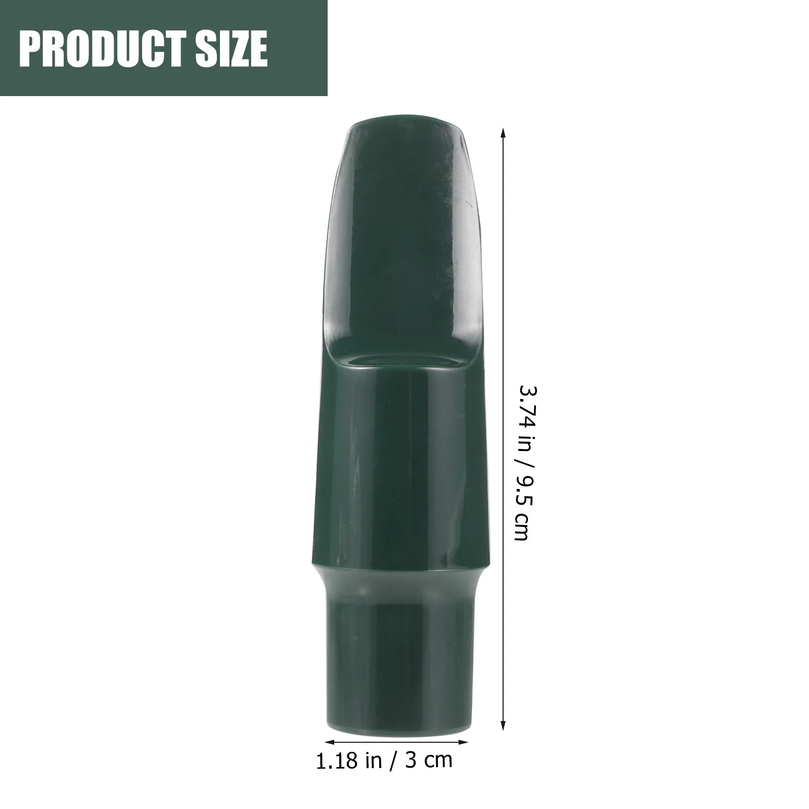 Alto Saxophone Mouthpiece Plastic Beginner-Friendly Balanced Clear Focused Tone Durable Workmanship