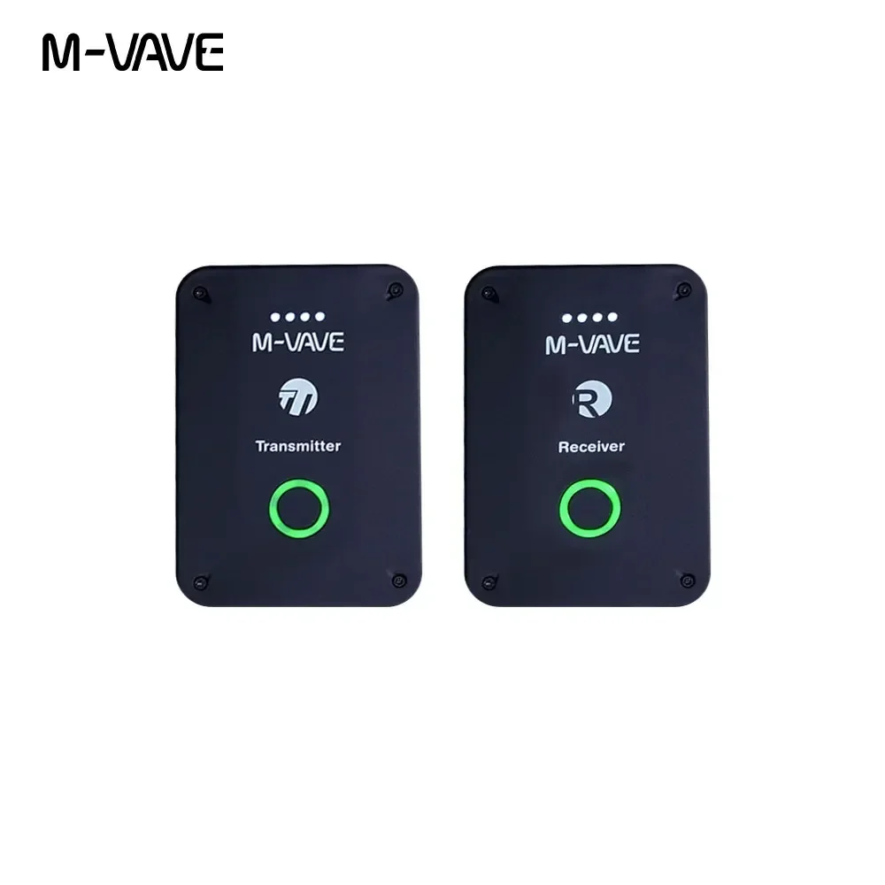 M-vave WP-9 2.4G Wireless Earphone Monitor Rechargeable Transmitter Receiver Support Stereo Mono Recording Function Cuvave