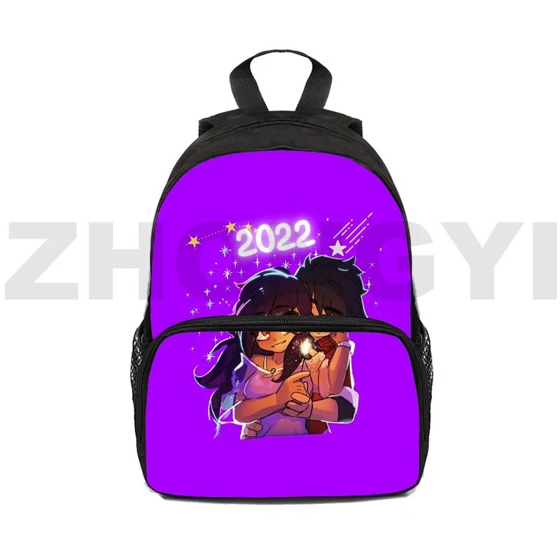 3d anime aphmau mochilas crianças crianças 12/16 Polegada desenhos animados como um gato de volta à escola saco diário adolescente mini saco para o jardim de infância