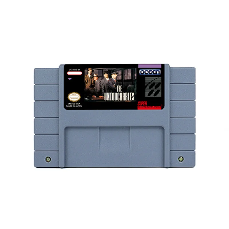 The Untouchables  Action  Game for SNES USA Version 16 Bit Retro Cart Children Gift