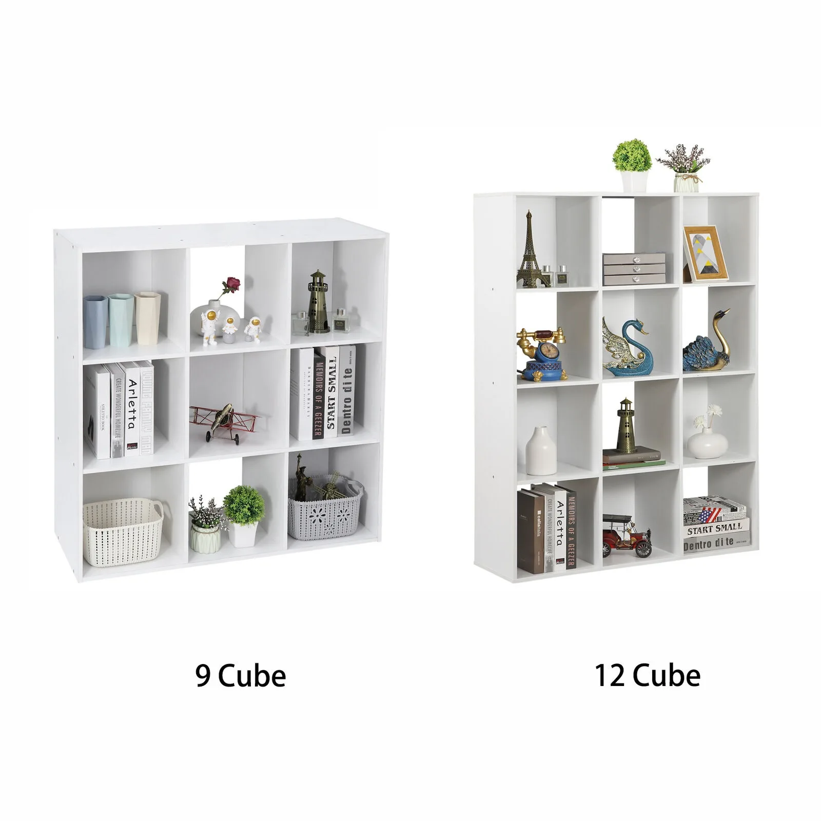 

US 9/12 Cube Storage Compartment Open Shelf Bookcase Bookshelf Cabinet Organizer