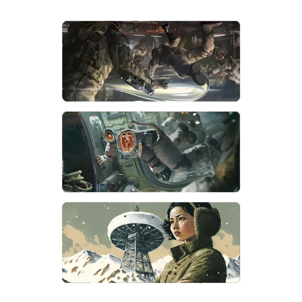 Epic Sci Fi Novel The T-Three-Body Problem Mouse Pad Mousepad Large Gaming LockEdge Thickened PC Table Desk Mat