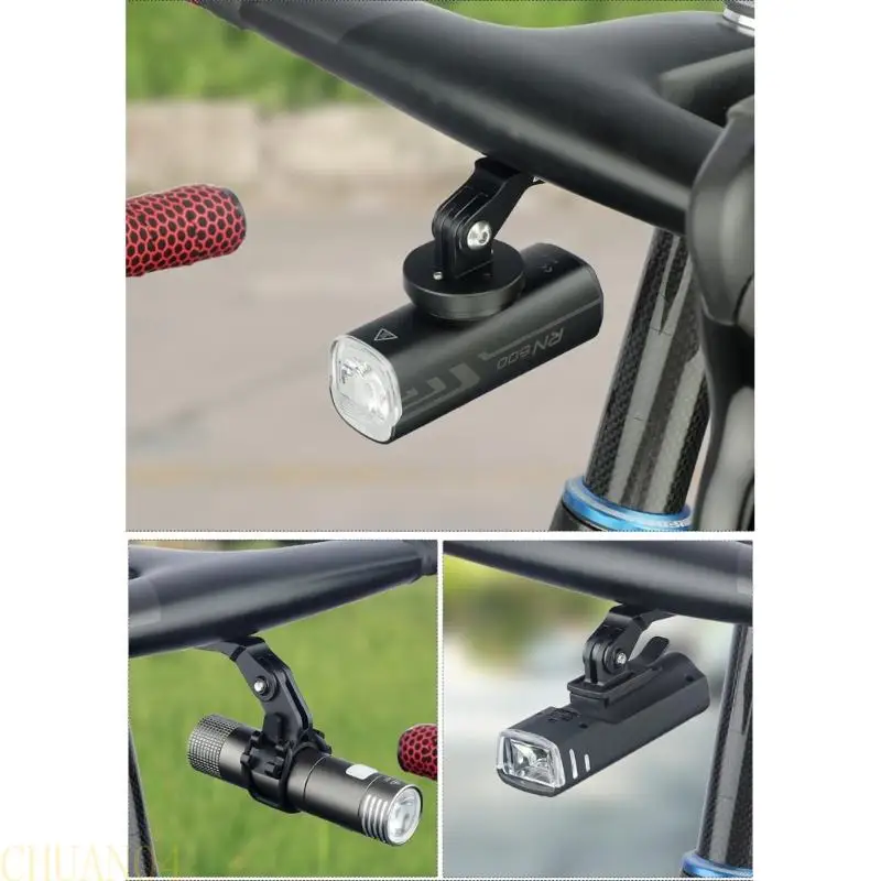 

A1A2 Bicycles Handlebars Belows Bracket 2 Preset Hole Extension Stand Bicycles Saddles Rear Light Bracket Easy to Install