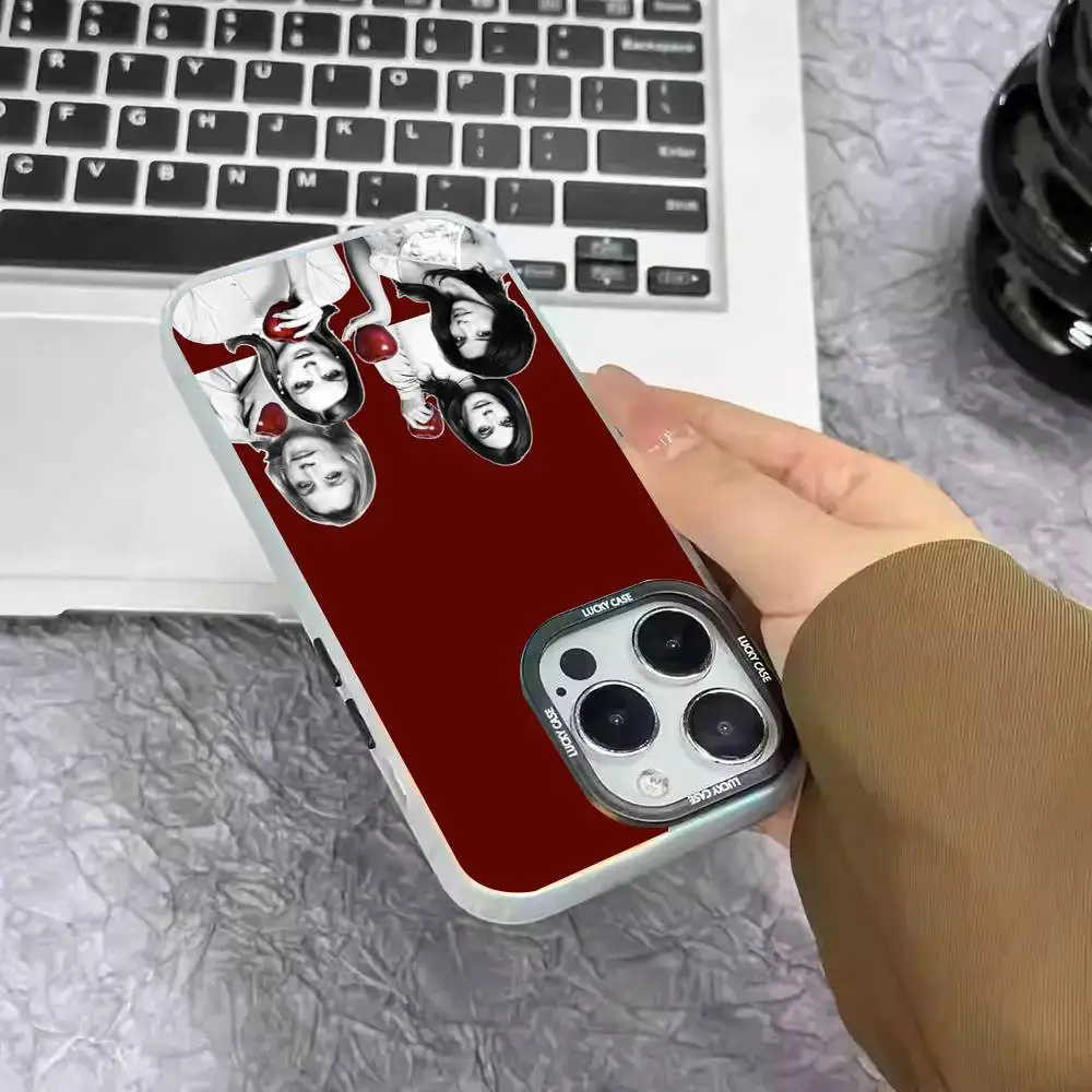 1 قطعة ربات البيوت اليائسات التلفزيون فيلم جراب هاتف الليزر IMD اللون الفضة قذيفة آيفون 17 16 15 14 13 12 11 الهواء برو ماكس زائد #3