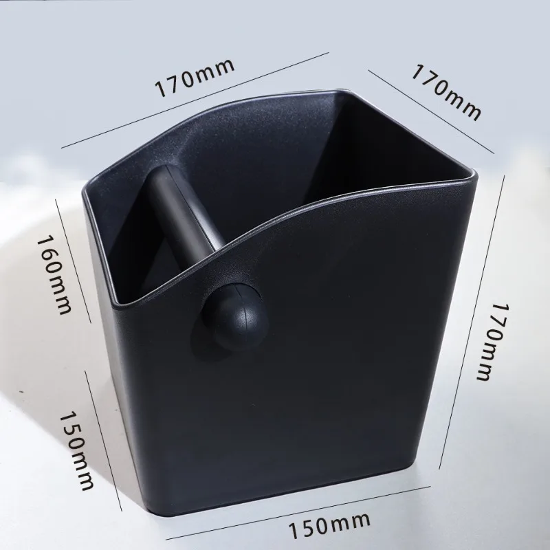 Bar Counter Coffee Powder Square Tapping Bucket for Home Italian Coffee Large, Multi-color Tapping, Thickened and Anti Slip