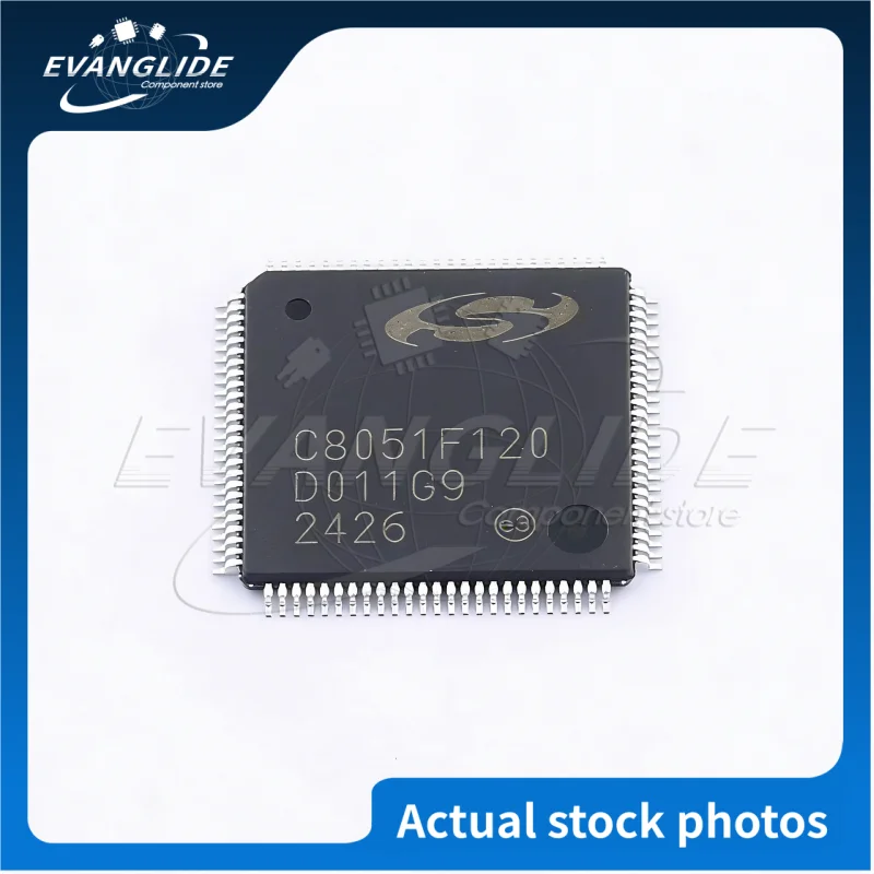 1 PCS 100% Original & New C8051F12O C8051F120-GQR C8051F120 8Bit 100MHz  MCU SOC 128KB In Stock Wholesale