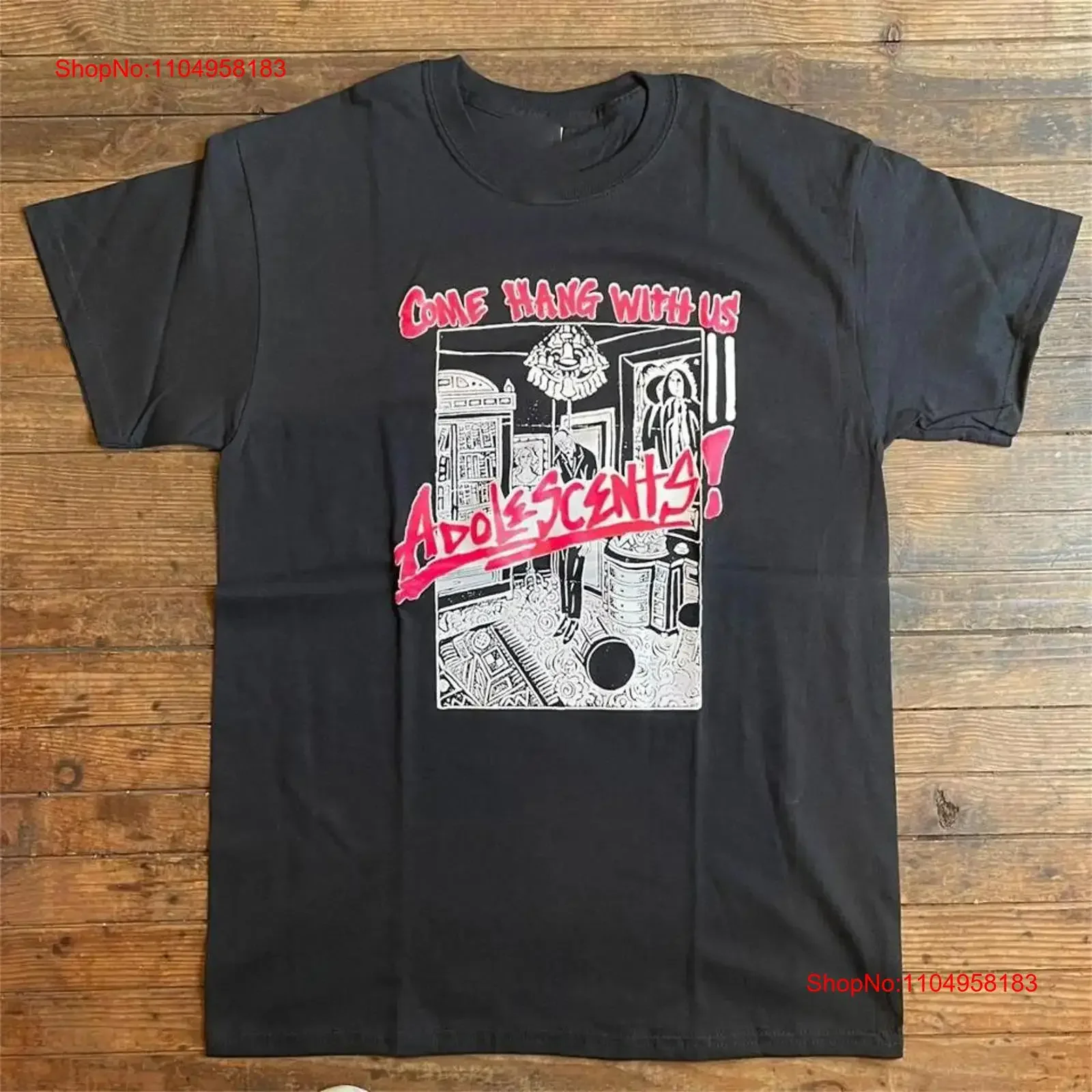 

Хлопковая футболка для подростков Band COme Hang With Us Concert от S до 5XL CM297, винтажная стираная, слегка растянутая, повседневная, удобная