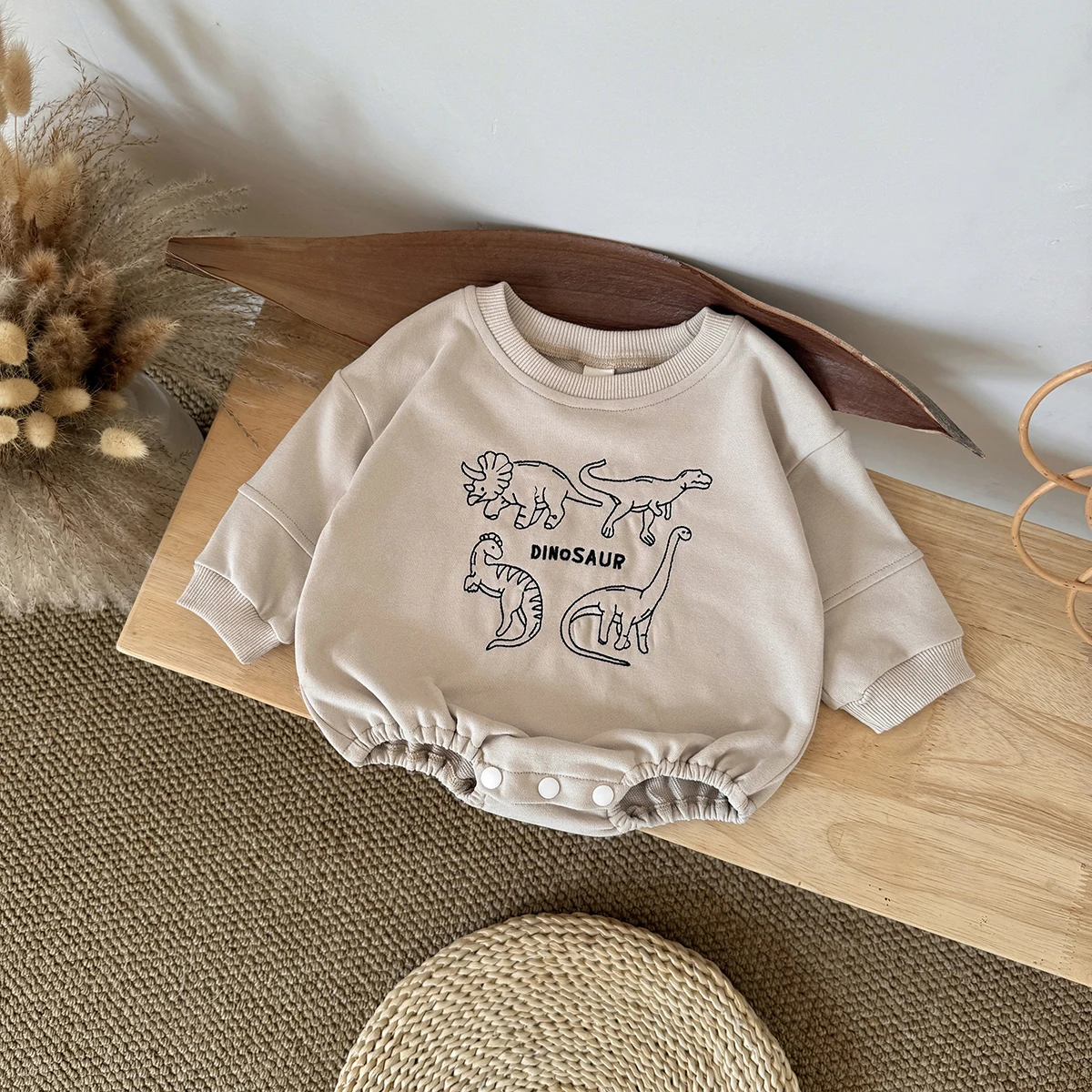 Spring Fall Baby Bodysuit Cott - Baby Clothing Korea review and price
