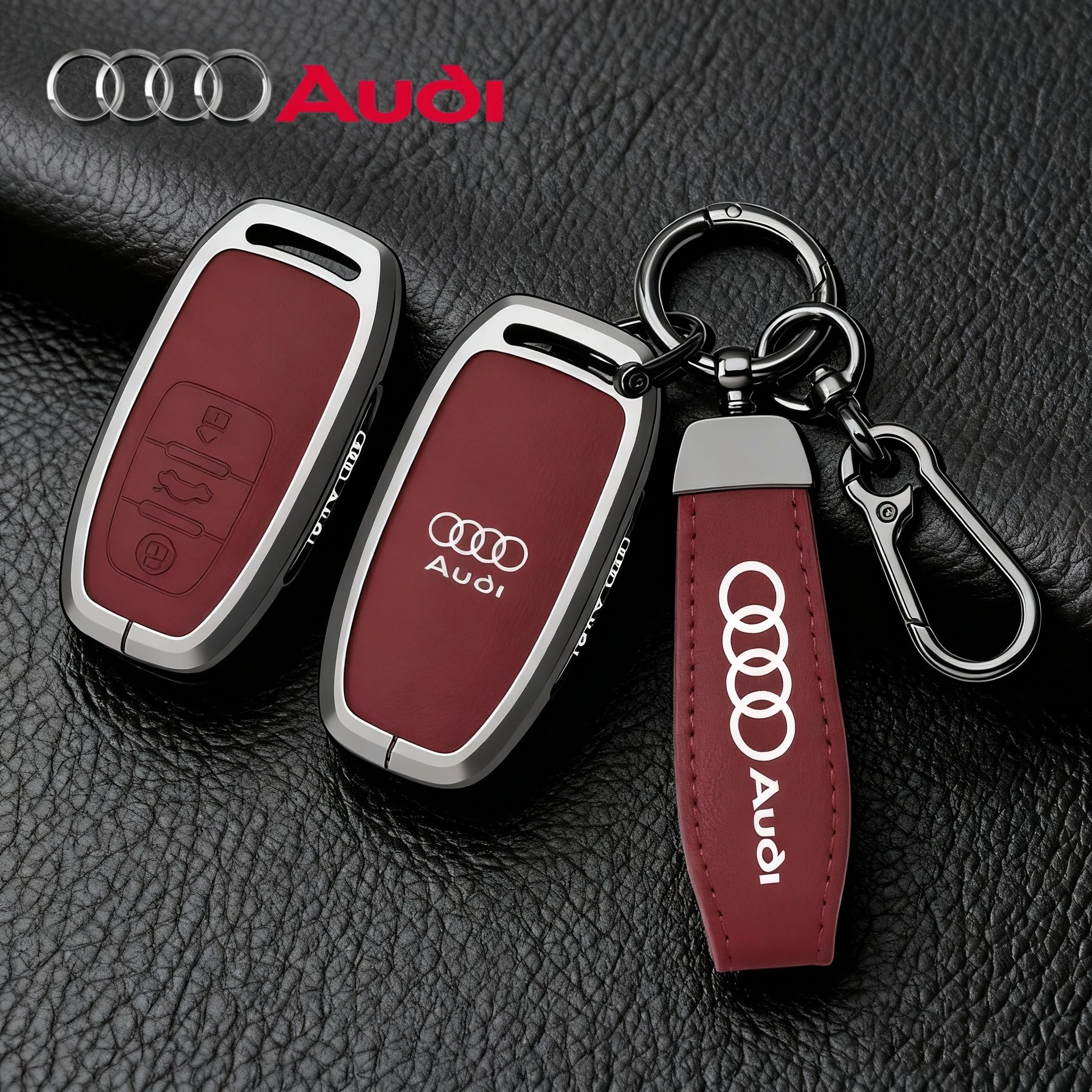 Для Audi A1 A3 8P A4 A5 A6 C7 A7 S3 S7 S8 R8 Q2 Q3 Q5 Q7 Q8 SQ5 TT RS3 RS6 Чехол для автомобильного смарт-ключа Защита корпуса