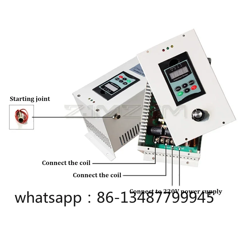 

2500W Electromagnetic Induction Heater For Plastic Extrusion High Frequency Heating DIY Induction Heater Kit Controller 220/110V