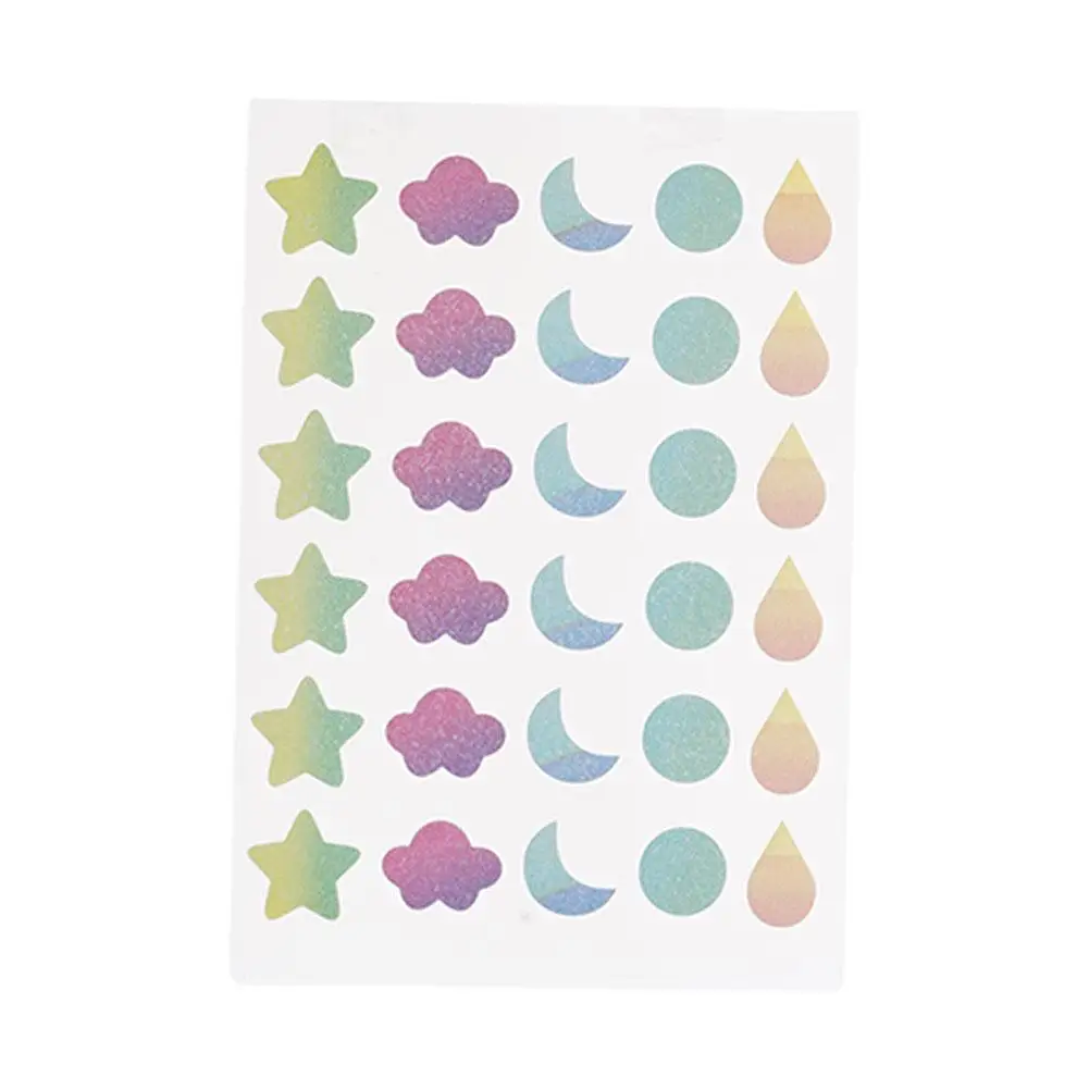 제이수잉 180개입/박스 여드름 패치, 유분 조절 및 얼굴 컨실러, 투명 방수 모공 컬러풀 패치, 여성 메이크업 도구