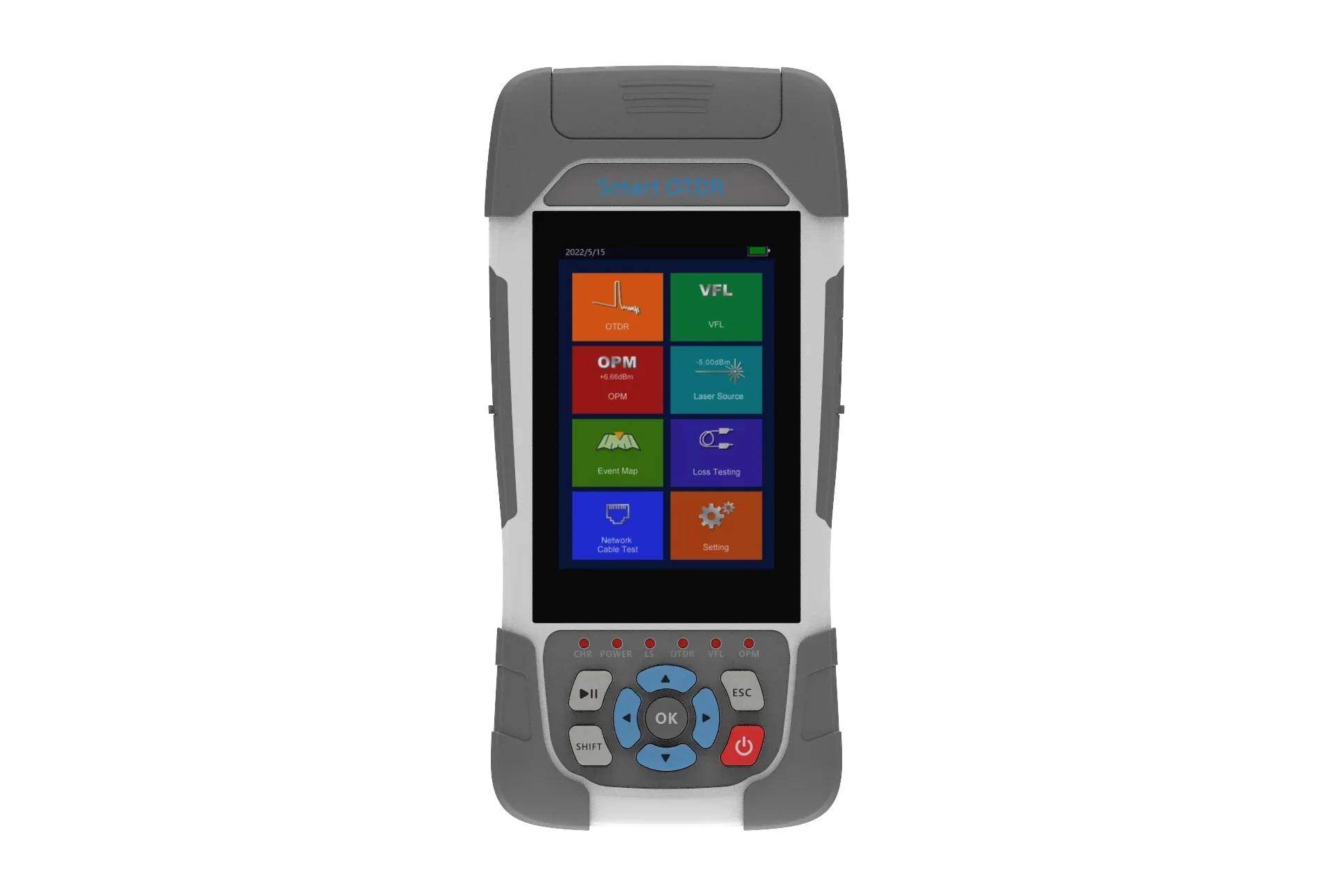 CL1000-SF3 Multifunctionele Mini OTDR 1610nm 22dB voor FTTH Glasvezel Reflectometer VFL OPM OLS Evenement Kaart RJ45 Kabel Tester