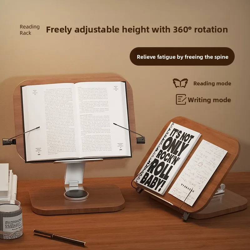 Adjustable Reading Bookshelf Lifting Landing Reading Stand Portable Book Holder Support Multifunctional Document Shelf For Home