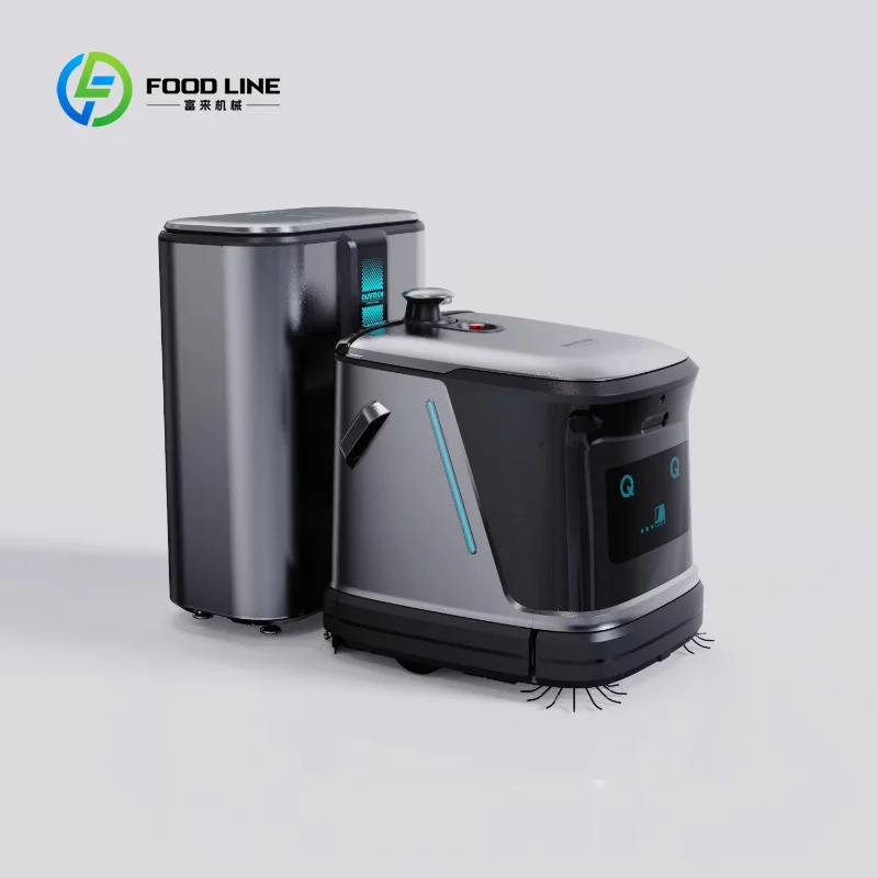 Customized 15KPa Suction Commercial Cleaning Robot Q3-G for Office Hotel Warehouse Intelligent Sweeping Robot