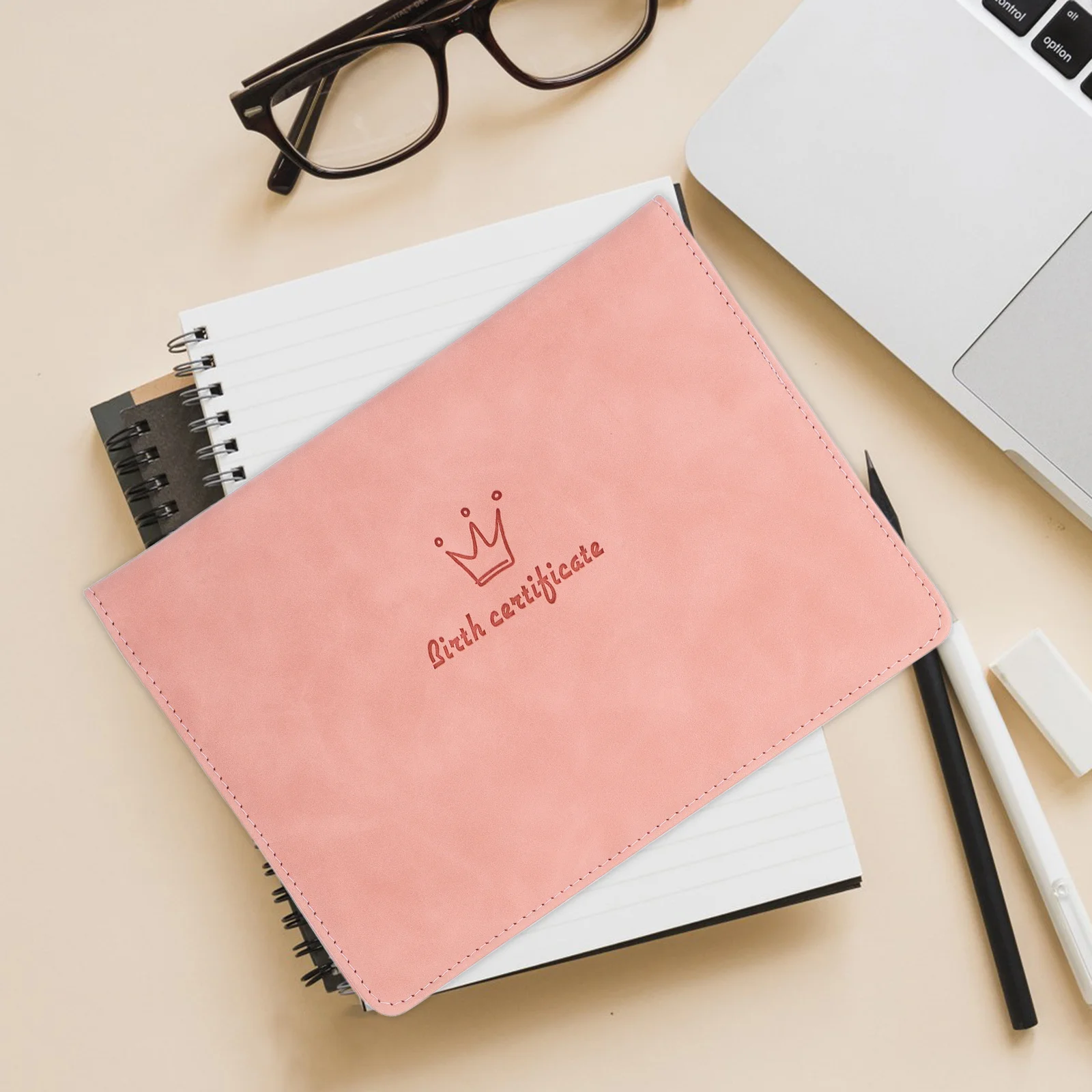 

2Pcs Certificate Protective Covers for Birth Certificate Storage Document Organizer Folder Heavy Duty Paper Protector Sheet