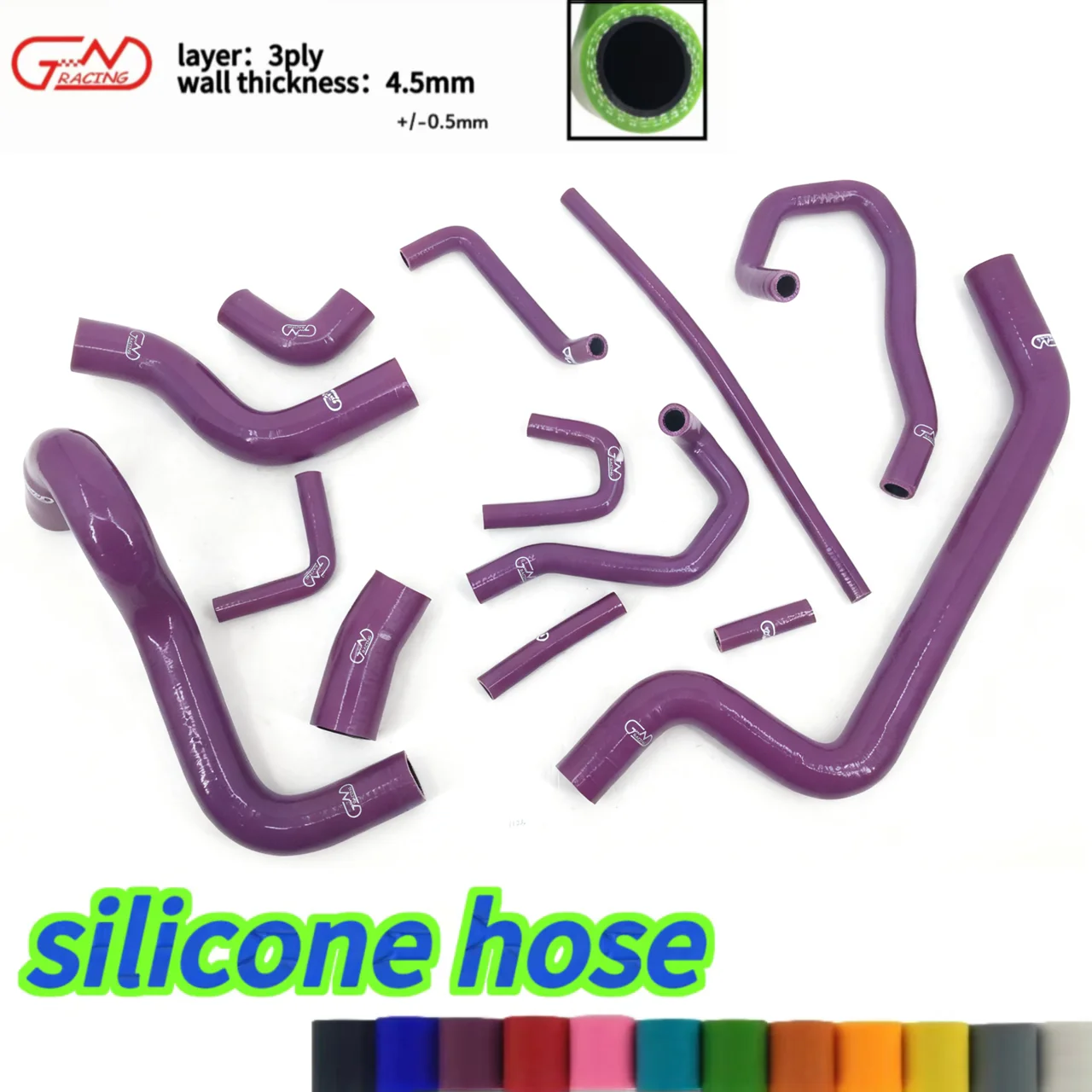 خرطوم السيليكون 1989 إلى 1992 فورد رينجر لمحرك أمريكا الشمالية 2.3L 4 سلندر #1