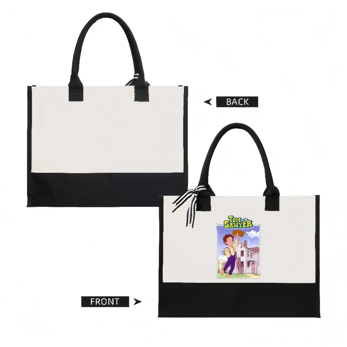 2026 جديد وصول الموضة العملي واسعة قابلة لإعادة الاستخدام حمل حقيبة نمط طباعة 2 لهجة الثقيلة حقيبة كتف كبيرة ل #2