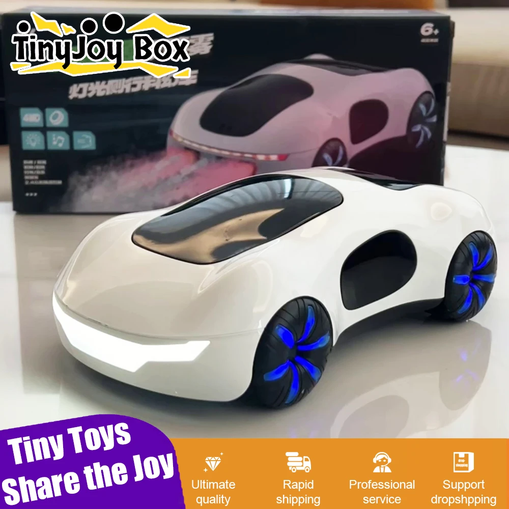 4WD Gesture Control RC Drift Car 2.4G  360° Rotating Stunt Vehicle with Lights Music Perfect Birthday Present for Kids Boys Girl