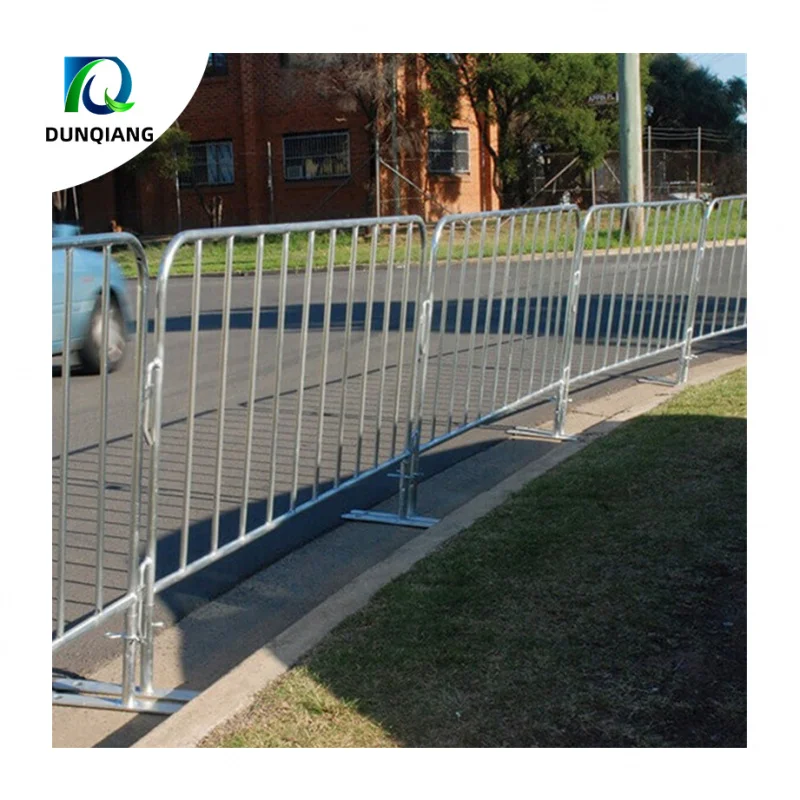 Custom.Portable سياج مؤقت للتحكم في الحشود الصلب حاجز المشاة الطريق والمناسبات الخارجية
