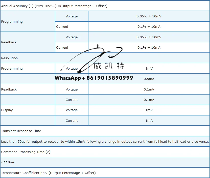 Alimentatore CC da 200 W a doppia gamma con uscita singola Rigol DP811A