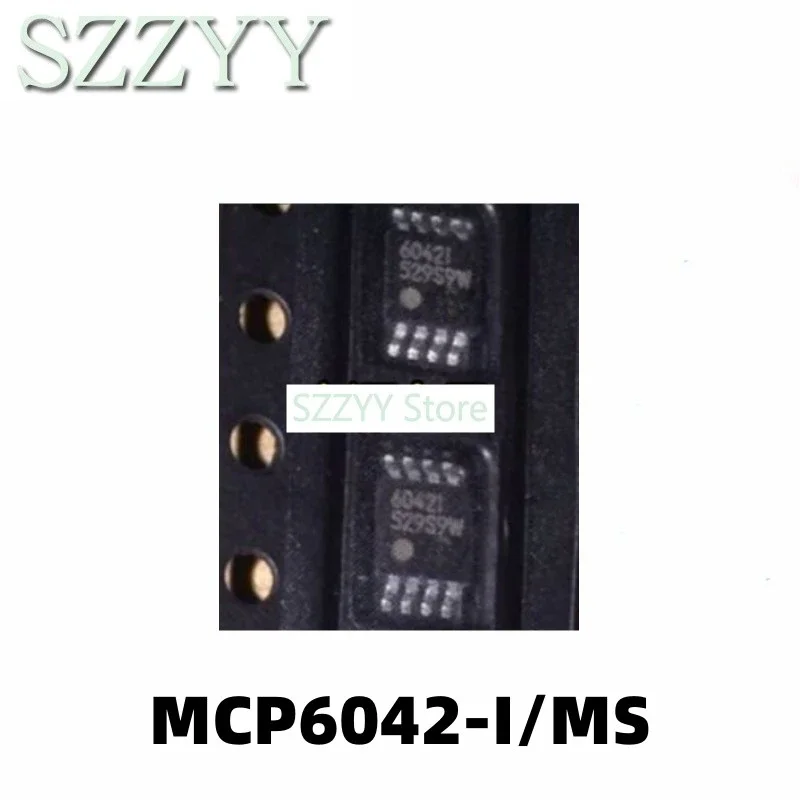 5PCS MCP6042T-I/MS MCP6042-I/MS MCP6042 6042I MSOP8 amplifier chip