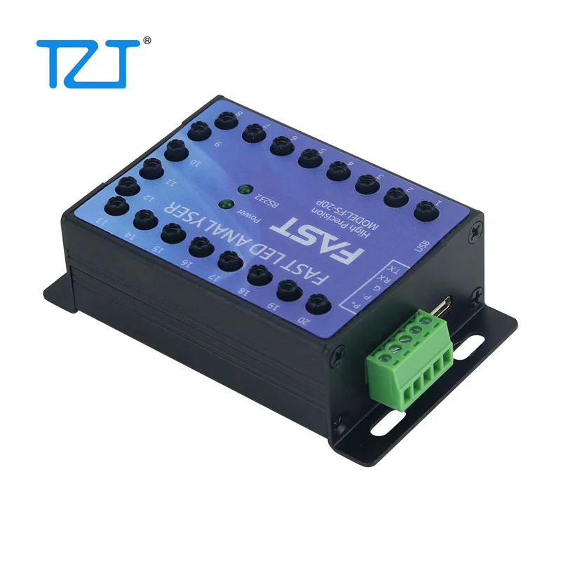TZT FS-2P 2-قناة/FS-4P 4-قناة عالية الدقة معايرة سريع LED محلل HSI/RGB/XY كروما/الطول الموجي الرئيسي LED تستر