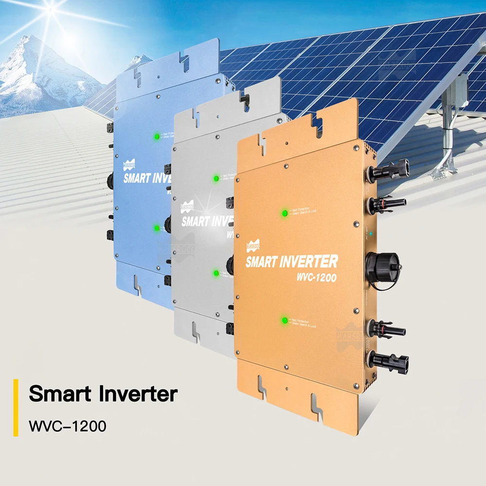 الشمسية شبكة التعادل Microinverter DC23-50V إلى AC120V 230 فولت 1200 واط محول الألواح الشمسية للوحة طاقة شمسية 4 قطعة 250-330 واط متصلة الغاز