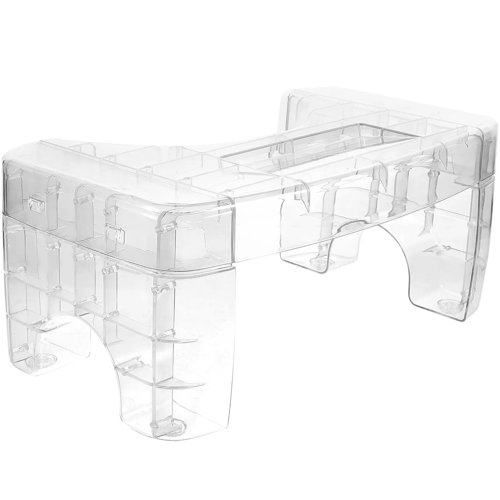 Premium Sturdy Toilet Stool for Adults Heavy Duty Non-Slip Bathroom Squatting Footstool Space Saving Compact Design Toilet Step