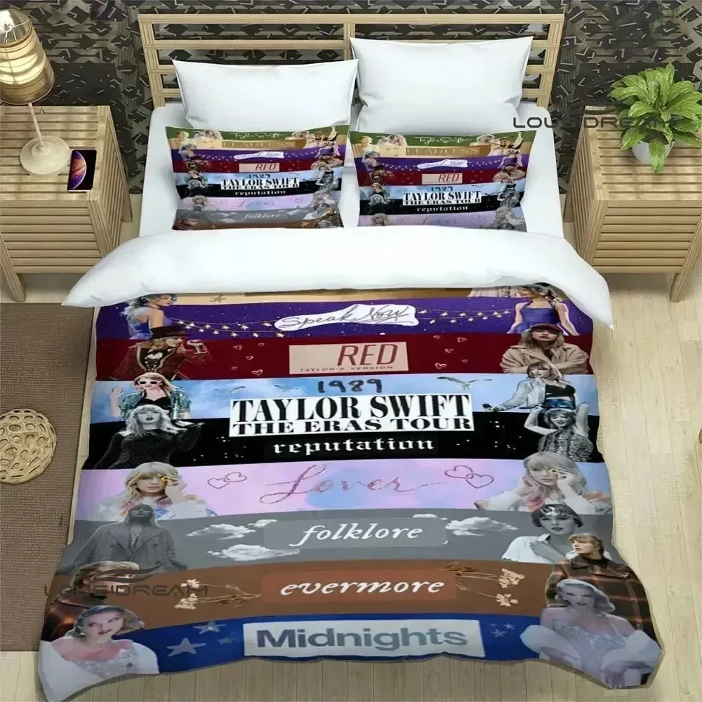 Singer T-Taylor-Swifts Bedding Sets exquisite bed supplies set duvet cover comforter set bedding set luxury birthday gift